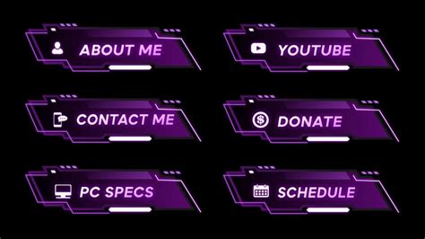 gaming panels for twitch.